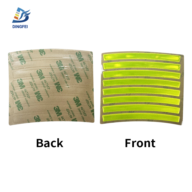 Fluorescent Reflective PVC Strips for Helmet and Bike - 